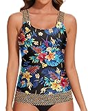Aqua Eve Tankini Tops for Women Swimwear Top Only