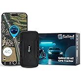 SALIND GPS Tracker – Heavy-Duty Magnetic Car & Truck Tracker, Up to 180-Day Battery, Real-Time Anti-Theft GPS Device with Strong Magnet, IP65 Splashproof & Rugged