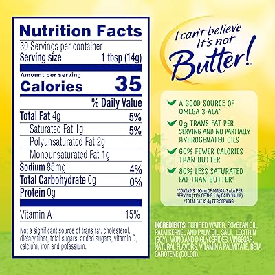 Buy I Can T Believe It S Not Butter Light Buttery Spread 15 Oz Online In Turkey B000p694co