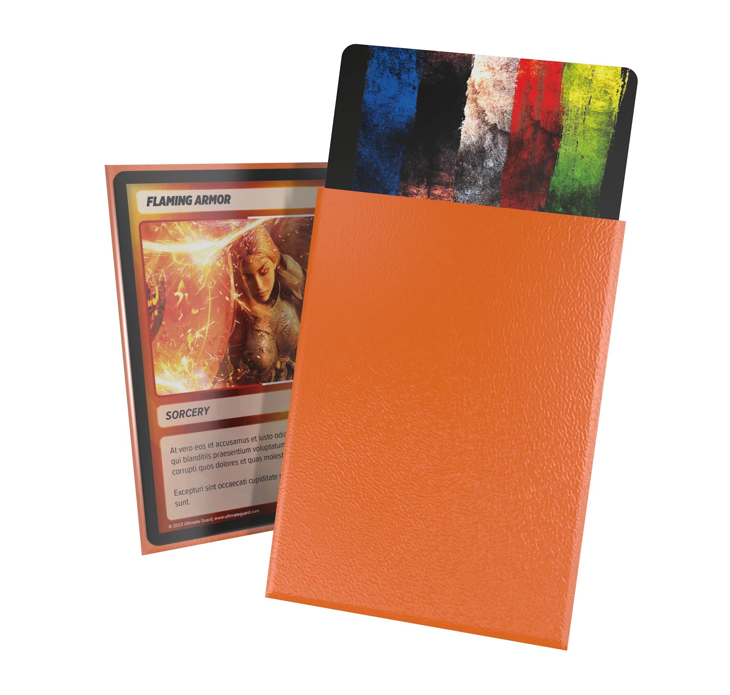 Cortex Sleeves Standard Size Matte Orange (100)