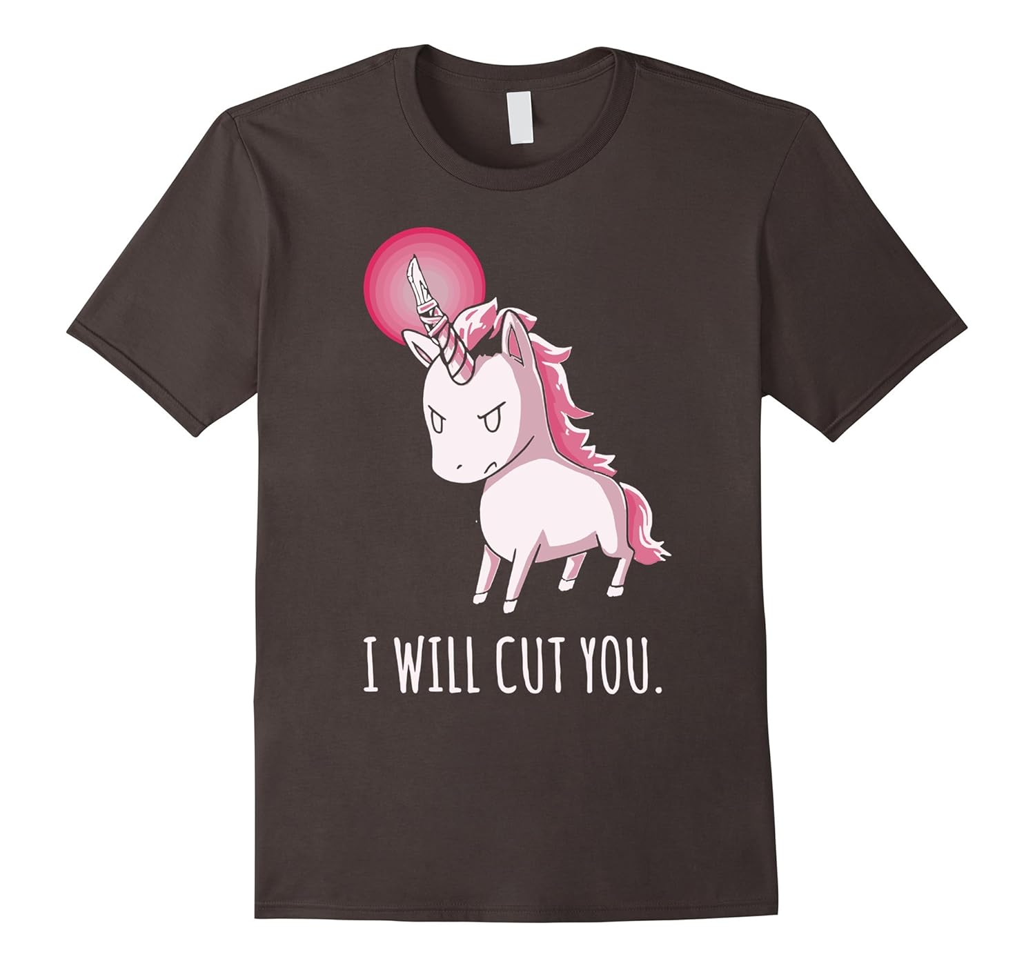 I Will Cut You – Stabby Unicorn T-Shirt- Funny Shirt-CL – Colamaga