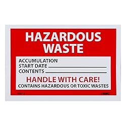 NMC HW19 HAZARDOUS WASTE ACCUMULATION START