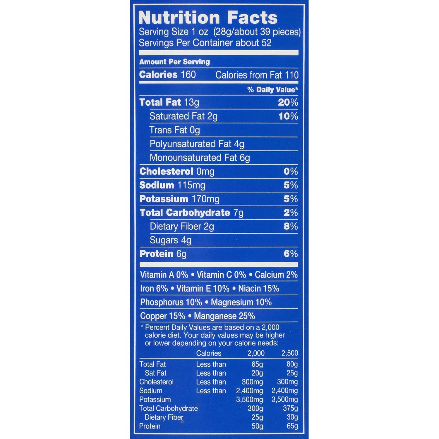32 Planters Peanuts Nutrition Label Labels Database 2020