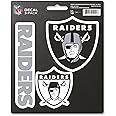Fanmats NFL Oakland Raiders Team Decal, 3-Pack , Black