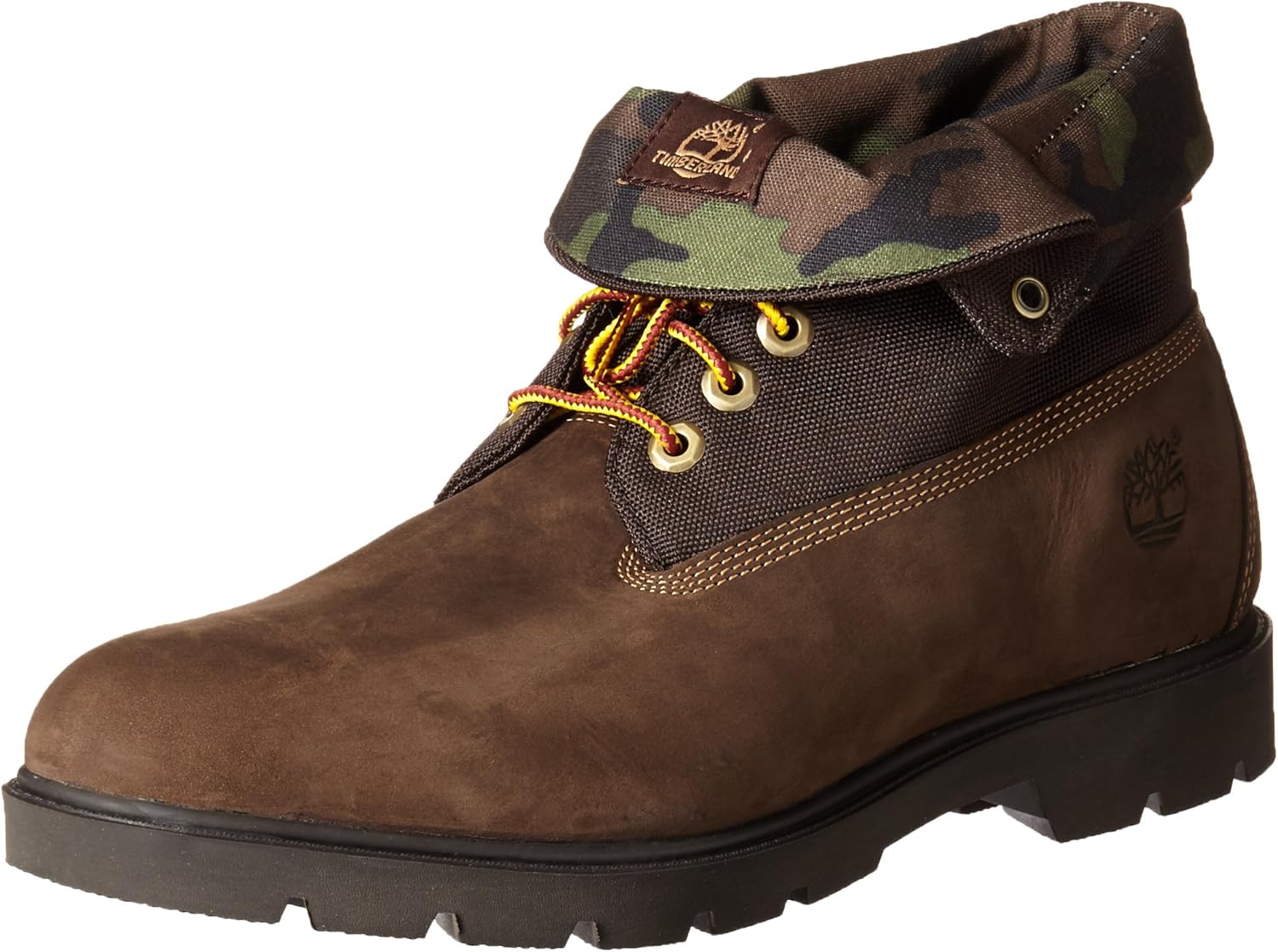 timberland camo roll top boots