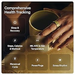 ULTRAHUMAN Ring AIR-Smart Ring Health Tracker, Size