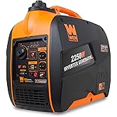 WEN 56225i 2250-Watt Gas Powered Portable Inverter Generator with Fuel Shut-Off, CARB Compliant , Black