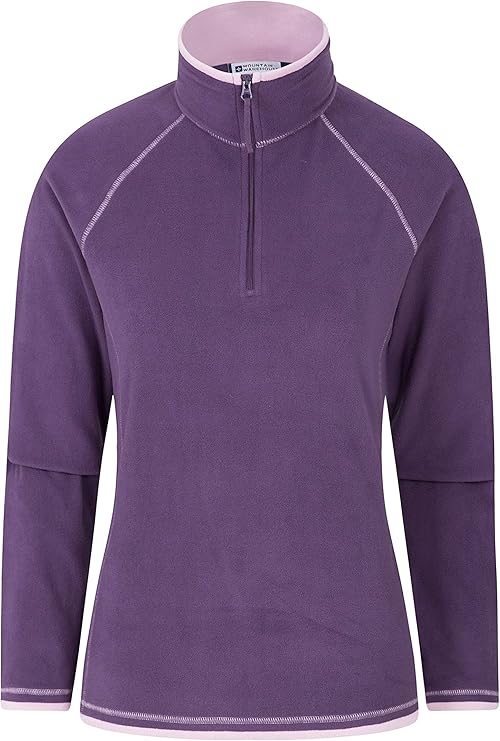 Mountain Warehouse Montana Womens Microfleece Breathable Ladies Sweater, Quick Drying Pullover