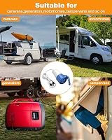 ROOTOMA Camping Electric Hook Up Cable 16Amp to 13Amp Adapter 1M 230V UK Plug view 5