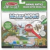 Melissa & Doug On the Go Water Wow! Reusable Water-Reveal Deluxe Activity Pad – Animal Antics