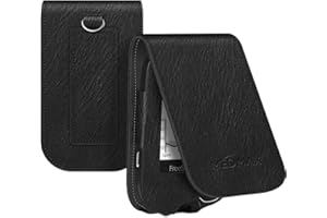 MEDMAX PU Leather Protective Case for Freestyle Libre 3 2 / Libre Reader, Lightweight Shockproof Diabetic Storage Carrying Case with Carabiner Clip and Handle (Black)