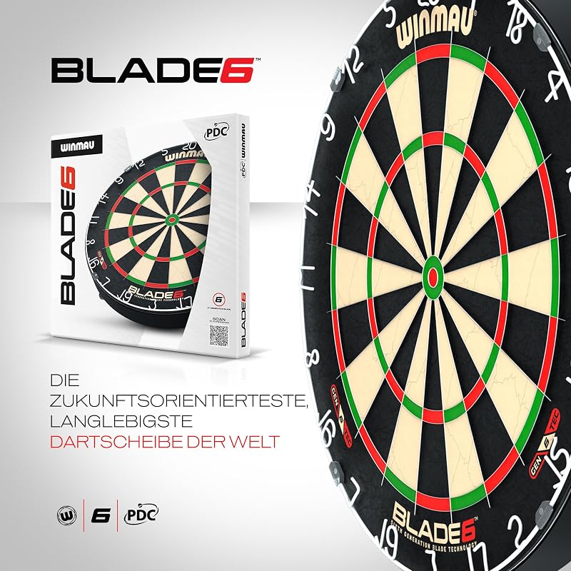 Blade 6 Professional Bristle Klassische Dartboard