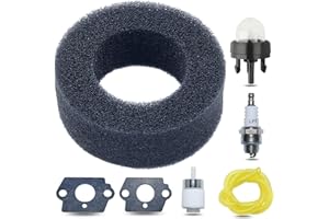 Adefol Trimmer Air Fuel Filter Line Primer Bulb 7pcs Kit For Bolens BL410 Tiller BL100 BL150 BL250 Replacement OEM Parts for 753-04333