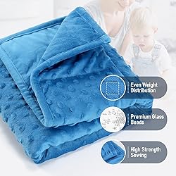 Wemore Minky Dot Weighted Blanket 3 lbs, Soft Cozy