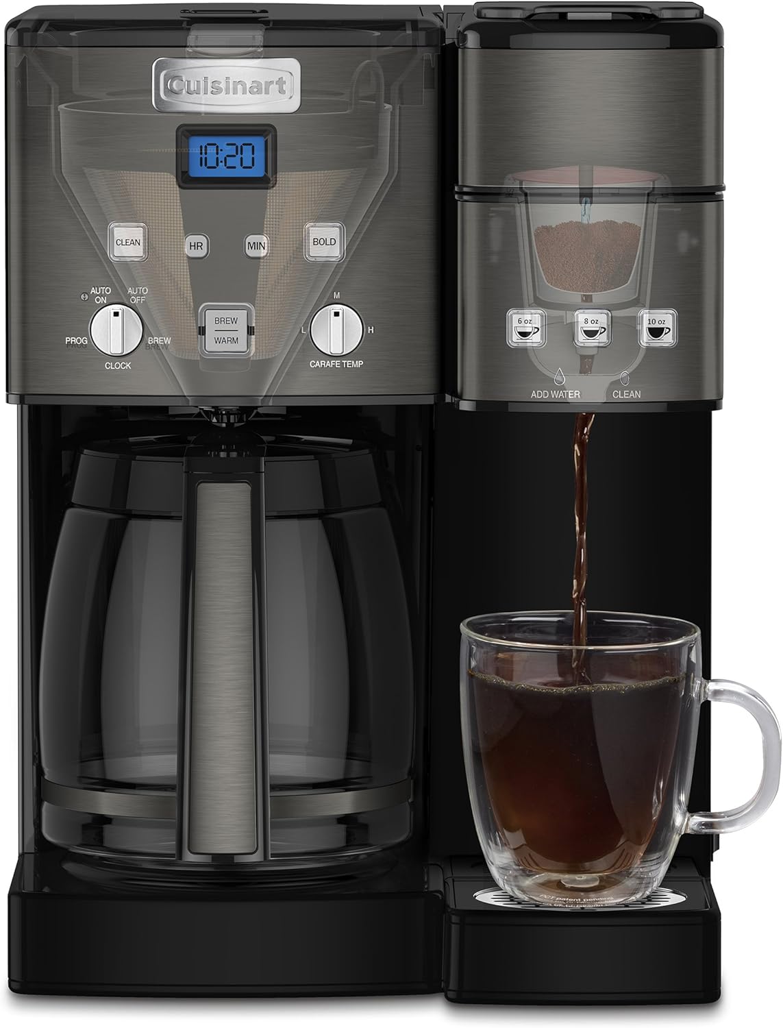 Cuisinart SS15CP 12 Cup Coffee Maker And SingleServe Brewer Black