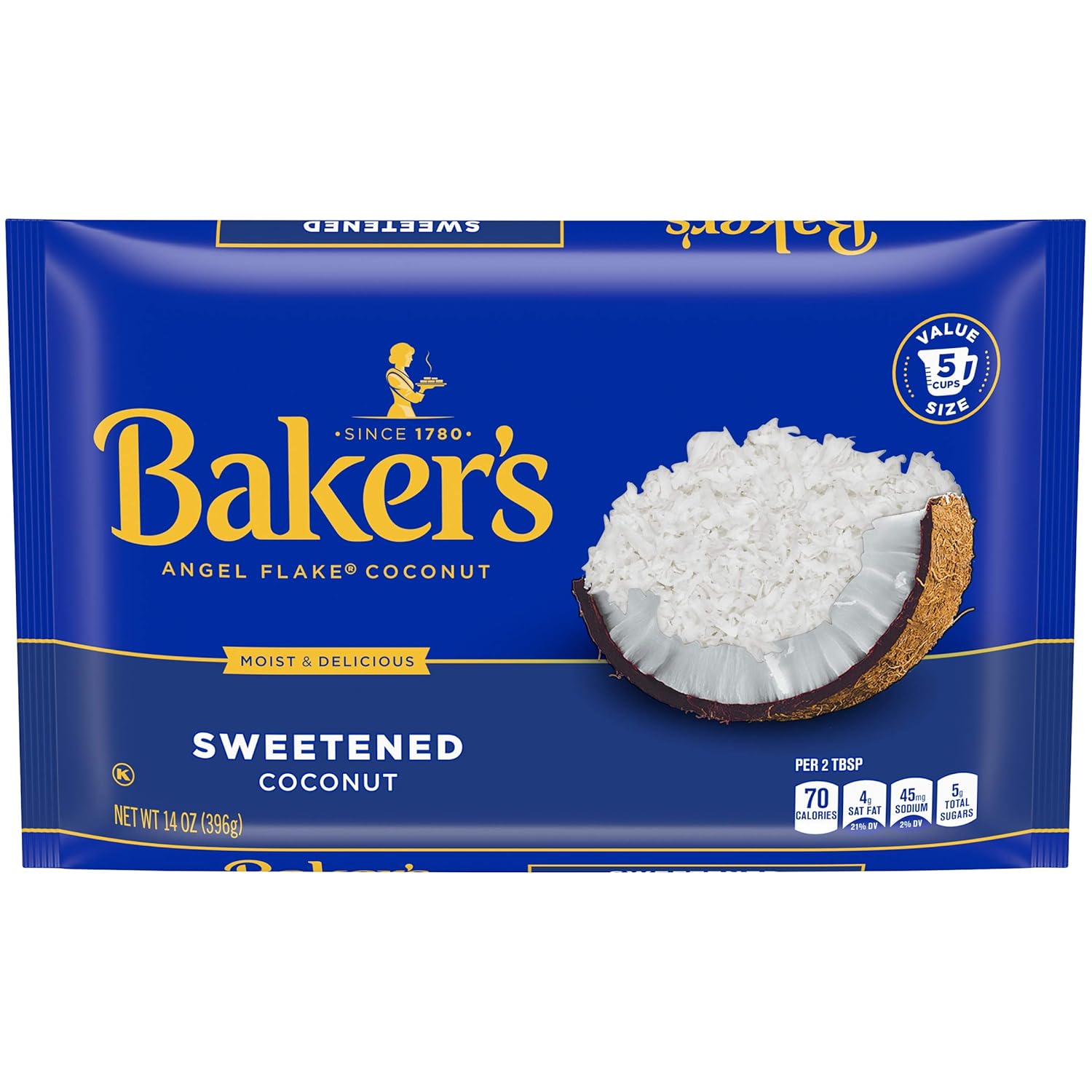 Baker's Angel Flake Coconut Sweetened, 14 Ounce (Pack of 10) Amazon.in