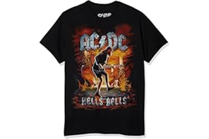 Liquid Blue Unisex-Adult Ac/Dc Rock Eruption Short Sleeve T-shirtT-Shirt