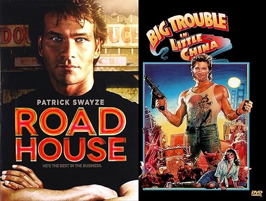 Amazon Com Kurt Russell Patrick Swayze 2 Movie Action Bundle Big Trouble In Little China Road House 2 Dvd Set Patrick Swazye Kurt Russell John Carpenter Movies Tv