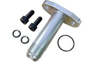 KSJED Turbine Oil Drain Joint 10AN，Turbocharger Flange Adapter for T3 T4 GT28 GT30 GT35 T25 Turbo Charger