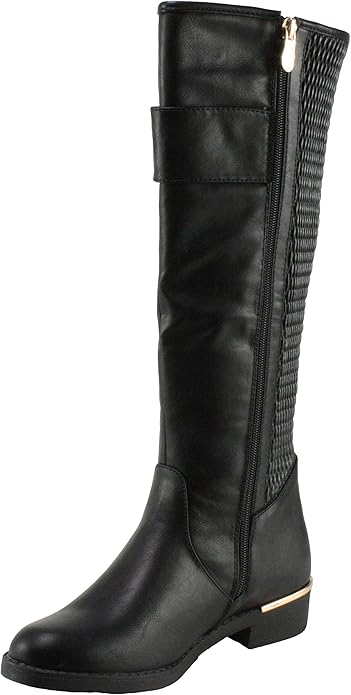 top moda black boots
