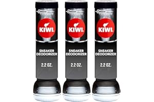 KIWI unisex adult Sneaker Deodorizer shoe care kits, Black, 2.2 Ounce Pack of 3 US