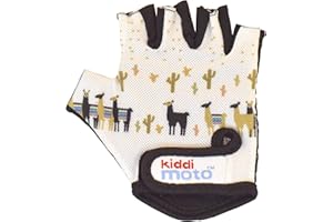 Kiddimoto Kids Cycling Gloves| Anti-Slip Kids Bike Gloves for Boys and Girls| Fingerless Kids Mountain Bike Gloves for BMX, MTB Riding, Gymnastics, Scooters, Skateboard, Rollerblade.