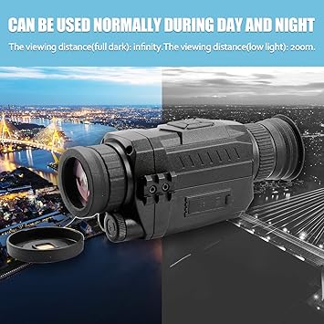 Leepesx NV0535 Visión nocturna 5X Óptico 8X Zoom digital Cámara ...