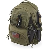 Highland Tactical Crusher Tactical Backpack Dark Green (Olive Drab) One Size