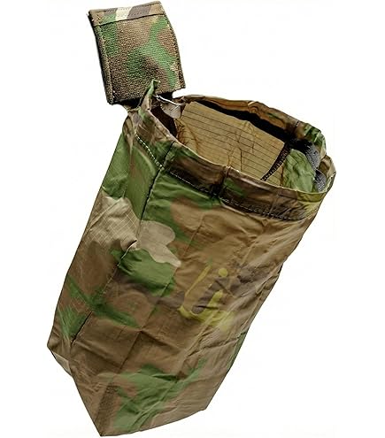 Blue Force Gear Ten-Speed Dump Pouch, Tactical Belt Pouch - Black | Folding Mag & Ammo Drop Bag for Duty Gear, Hunting & Airsoft