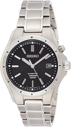 Seiko Reloj Analógico para Hombre de Kinetico con Correa en ...