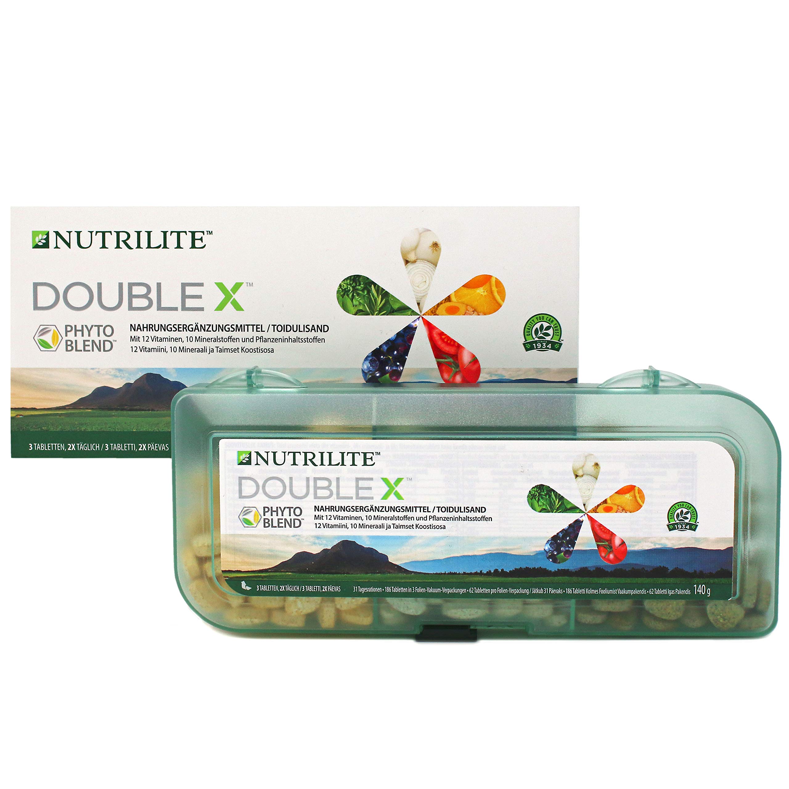 NUTRILITE DOUBLE X Multivitamin/Multimineral/Phytonutrient 62 Tablets