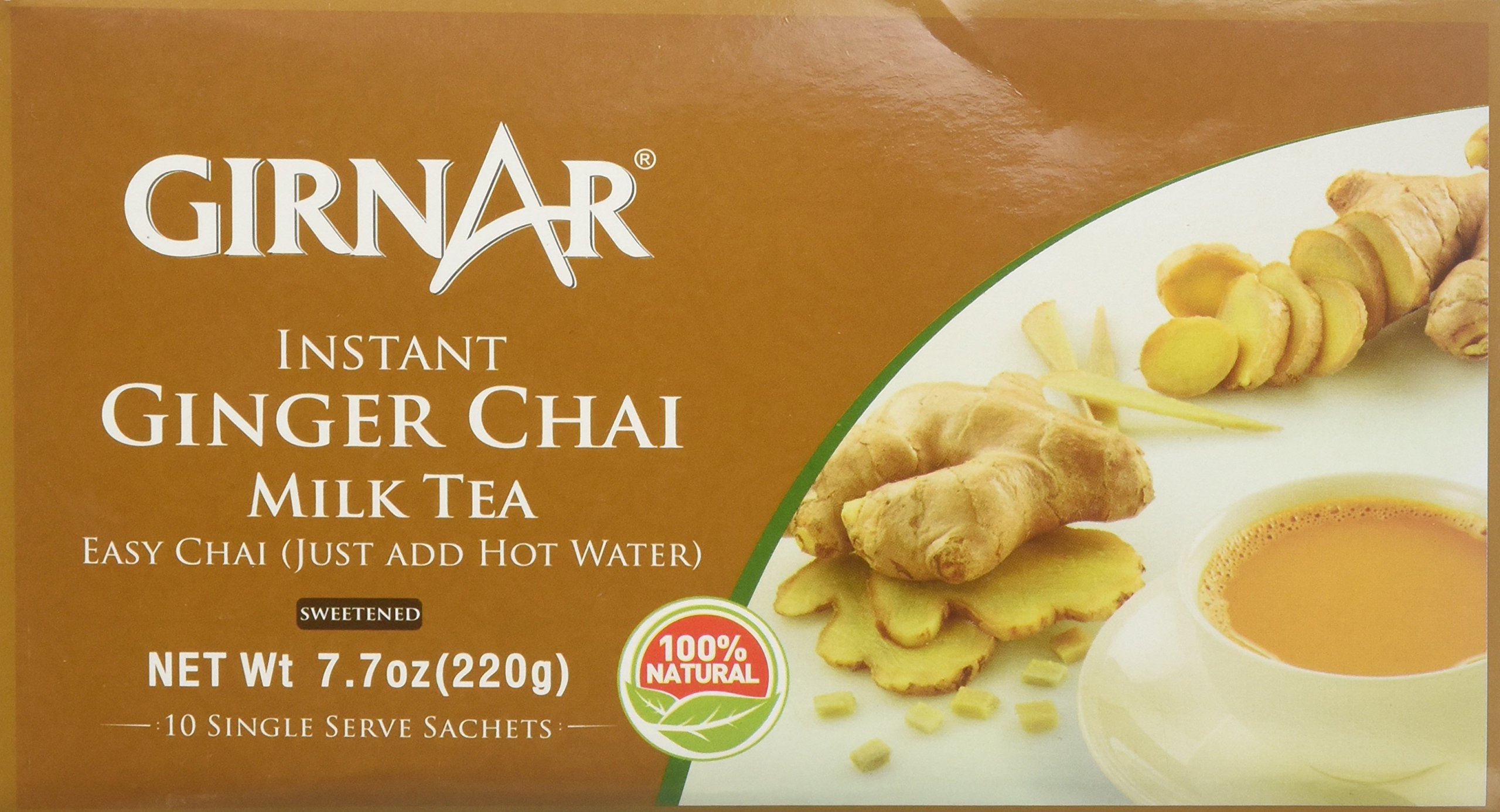 Girnar Instant Chai (Tea) Premix With Masala, 10 Sachet Pack Grocery & Gourmet Food