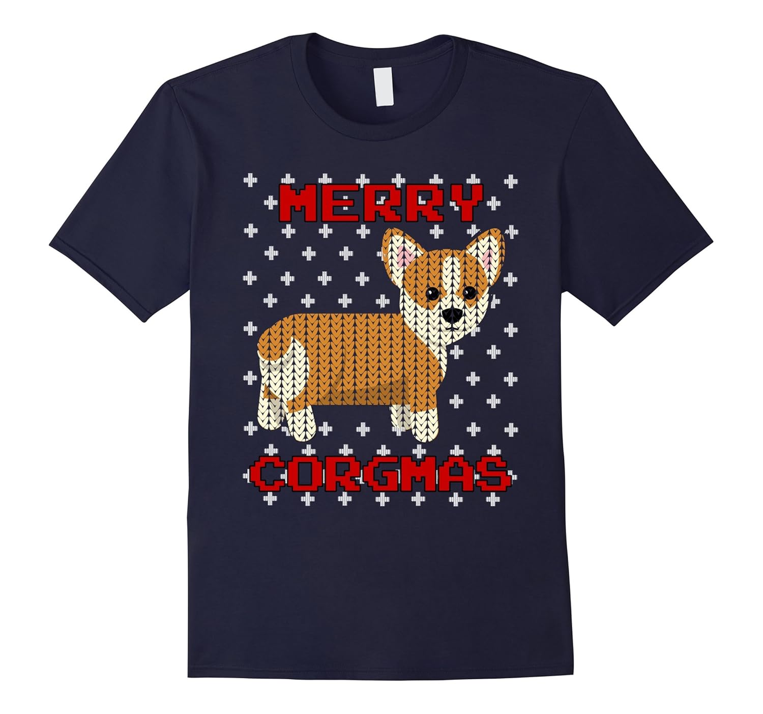 Merry Corgmas Ugly Christmas Sweater T Shirt Corgi Dog Pet Teevkd