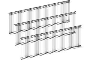 WHTCHSU 2 inch Standard Tagging Gun Fasteners, 2000pcs Clothing Tag Barbs Attachments Price Label for All Standard Price Tag Gun （Black）