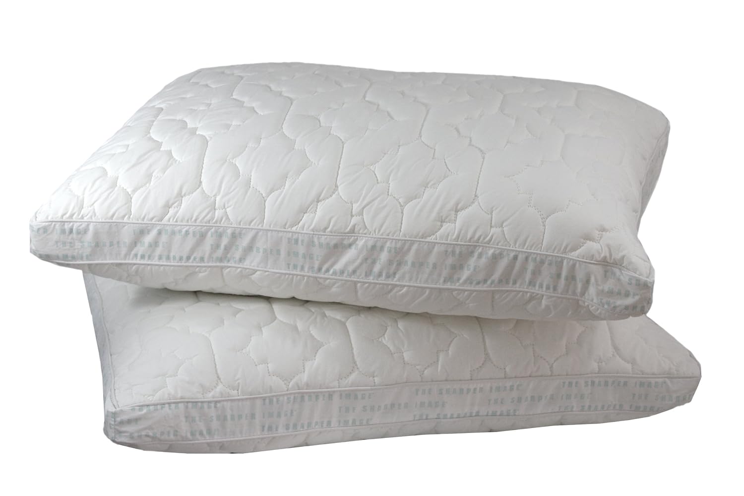 Buy Sharper Image 2 Pack Quilted Memory Foam Pillow Covers Jumbo