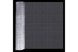 NESTBASICS Clear Fish Tank mesh Netting Material Aquarium mesh lid Transparent Plastic Aquarium top Cover Screen Hood net(5.12 Feet X 3.37 Feet)