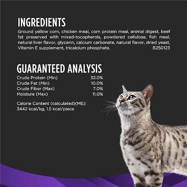 PURINA PRO PLAN VETERINARY DIETS DENTAL BITES CAT TREATS – 1.8 OZ. POUCH