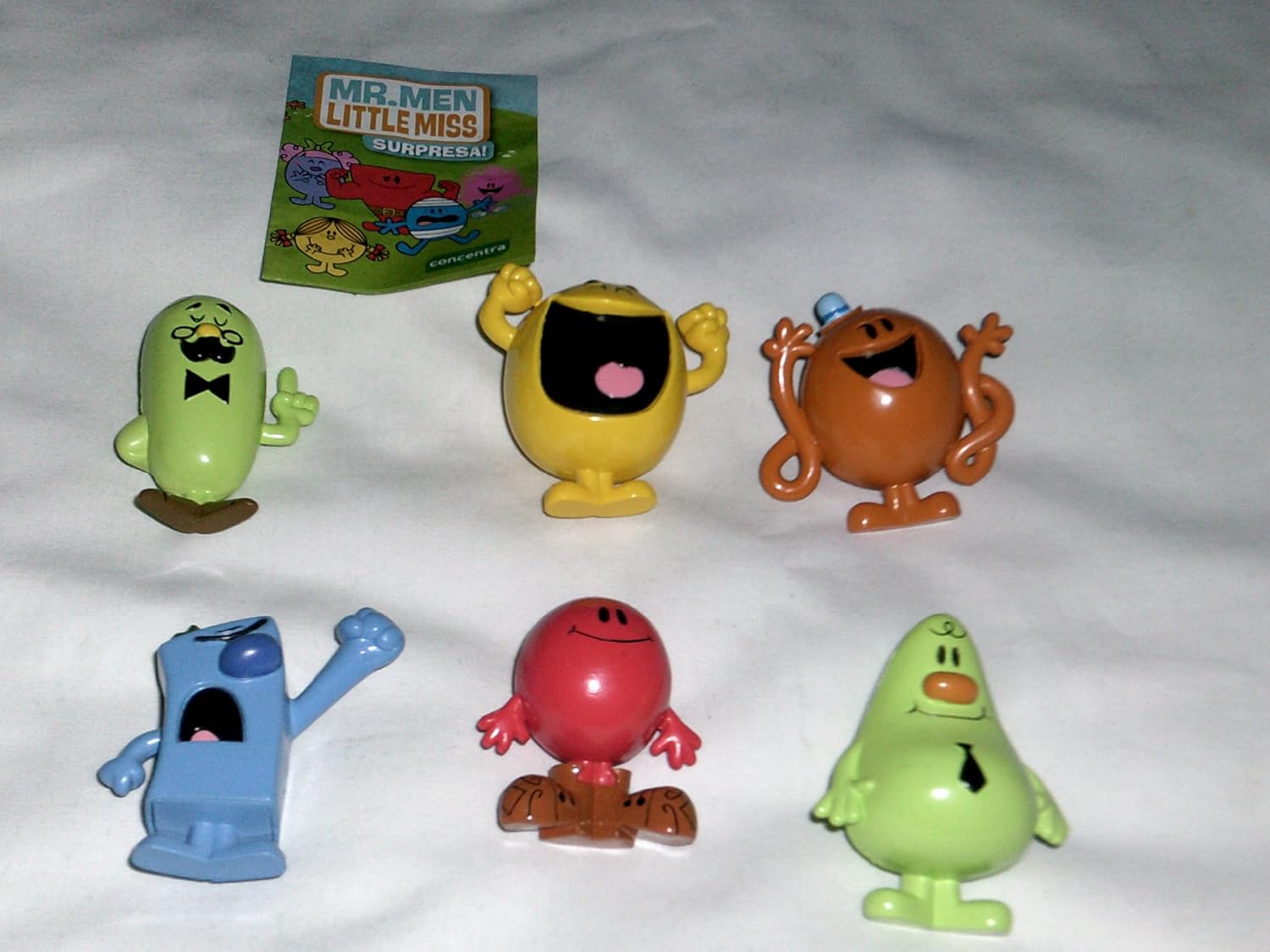 Mr Men Lot Of 6 Figures (2 Inch High) Amazon.co.uk Toys & Games