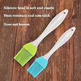 YHQZ 2 Pcs Silicone Pastry Brush Basting Cooking Baking BBQ Oil Brush Set 2 Size view 3