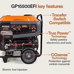 Generac 19,300/15,500-Watt Portable Gas Generator