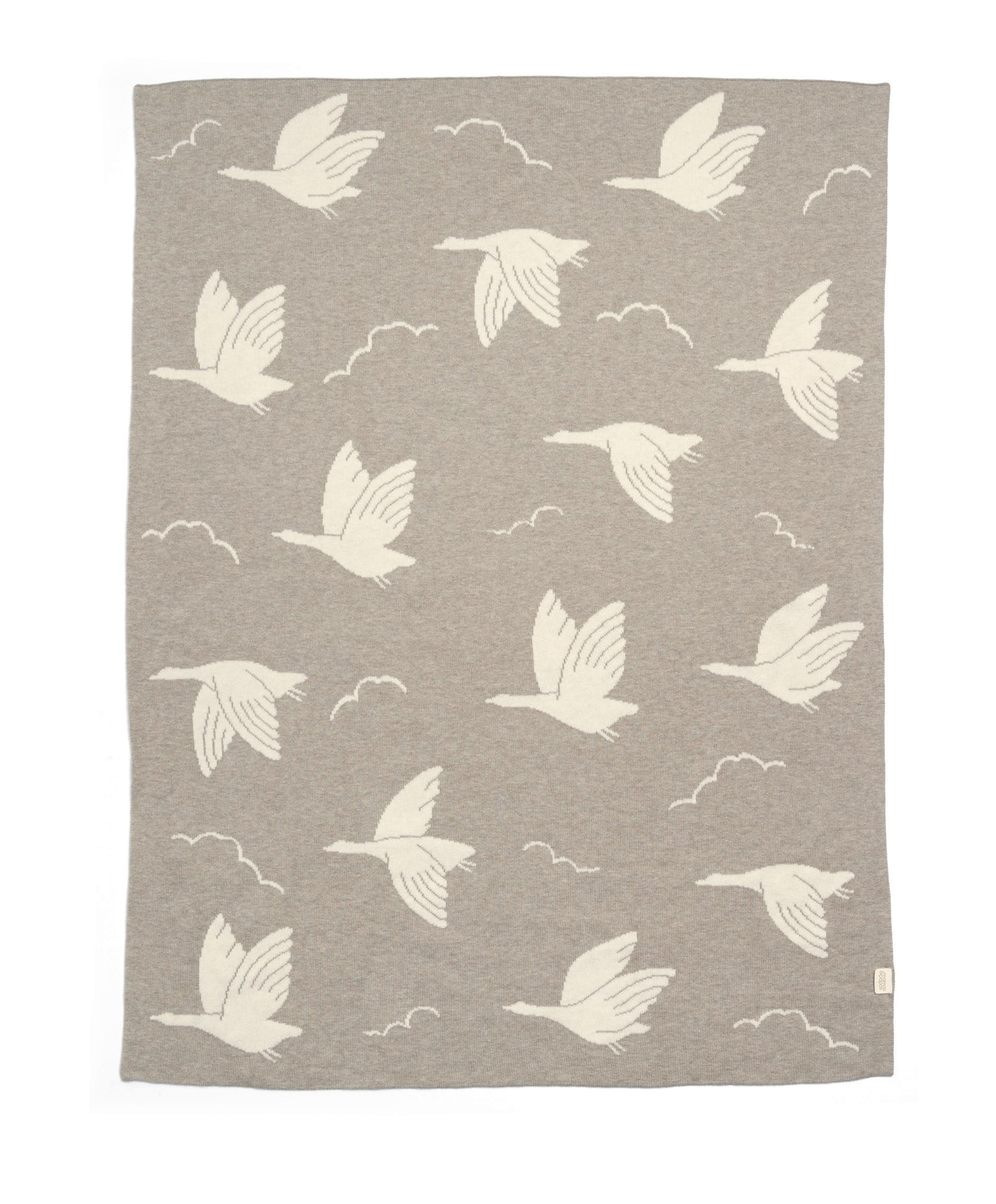 Mamas & Papas Small Knitted Blanket Welcome to the World Duckling