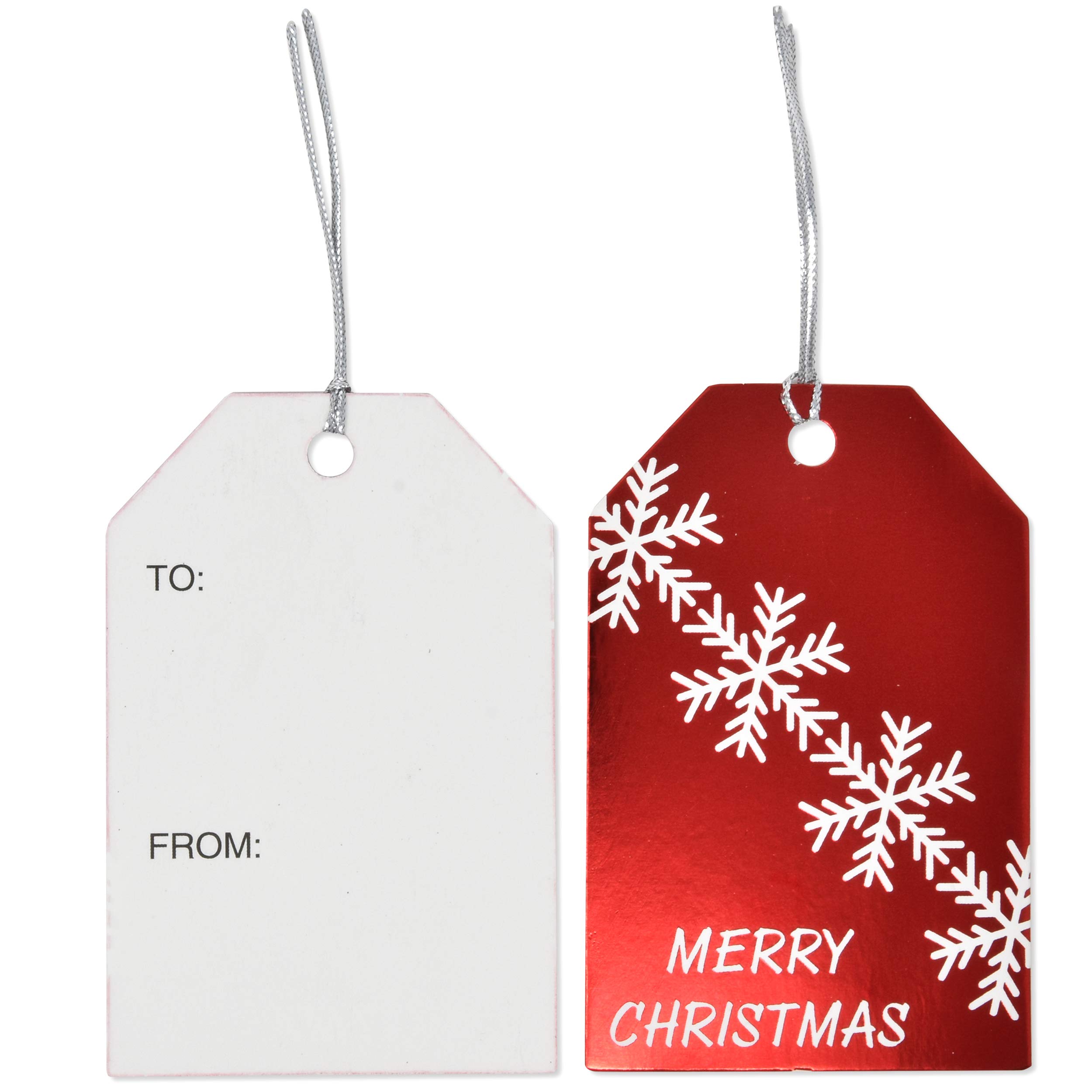 Galleon 120 Christmas Gift Tags With Ribbon Tie Strings Attached 10