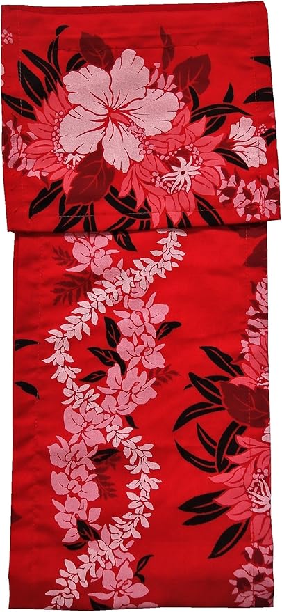 Amazon トイレットペーパーホルダーカバー ハワイアン柄 ハイビスカス レッド 手作り ハンドメイド トイレマット タンクカバー ホーム キッチン オンライン通販