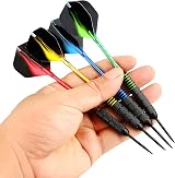 Centaur 12 Pack Steel Tip Darts 24g with 4 Color Aluminum Shafts & Flights view 4