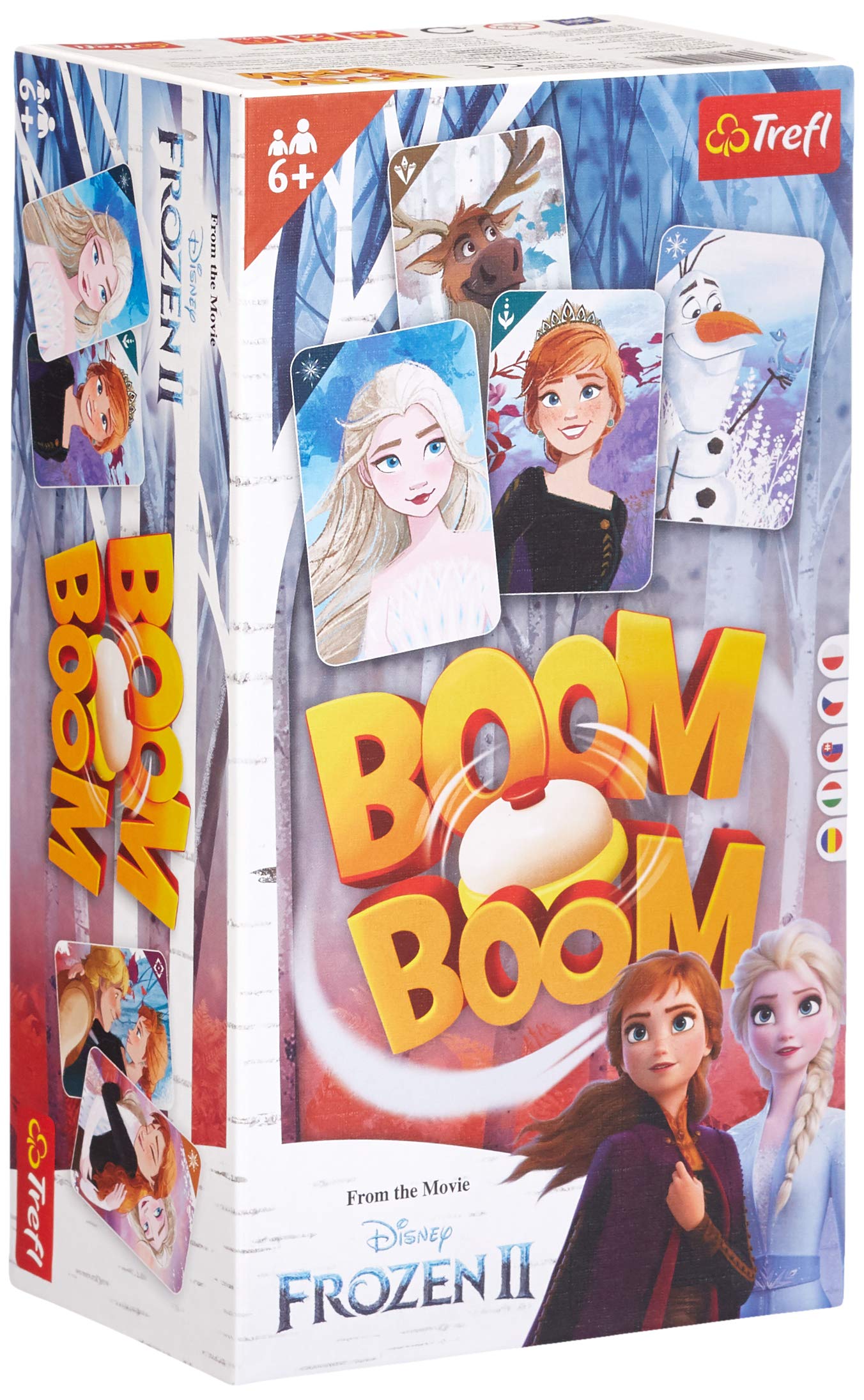 Trefl, Boom Boom Lodu, Dynamic Family Game, Wind Chime, Fun for the Whole Family, Bohden Fairy Tale Game Frozen, Family Game Children from 6 Years