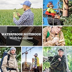 Chinco 20 Pcs All Weather Notepads Bulk 3 x 5