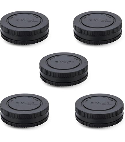 WH1916 Lot De 2 Capuchons Corps + 2 Bouchons Objectif Arrière | Pour Sony Alpha A-Mount/Minolta AF