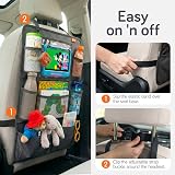 Baby Uma 2 Pack Car Back Seat Organiser with Tablet Holder & Pockets view 6