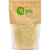 Yupik Organic White Chips, 45% Cocoa Butter, 500 g, Gluten-Free, GMO-Free, Kosher, Vegan, Dairy-Free, Sweet Flavor, White Cho