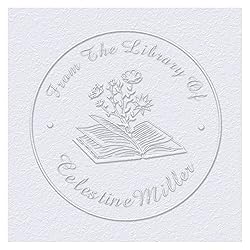 OFCCUSTOM Book Embosser Custom Embosser Stamp with